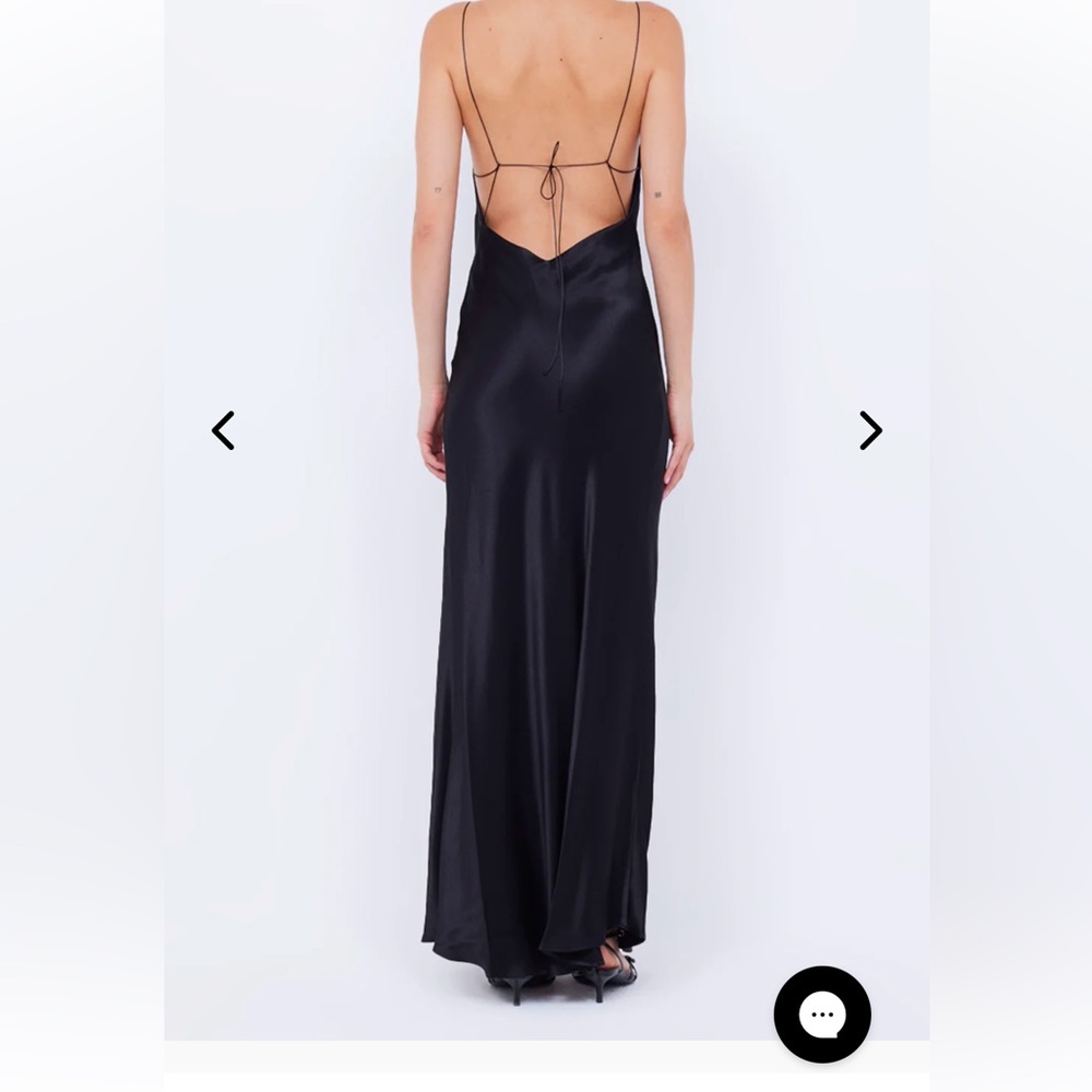 NWT NEVER WORN AYALA COWL MAXI DRESS BEC+BRIDGE SIZE 10 beautiful black